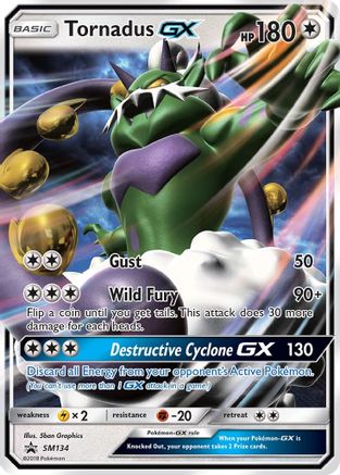 Tornadus GX (SM134) Holofoil - Black Star Promos