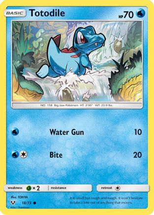 Totodile (18) - Shining Legends