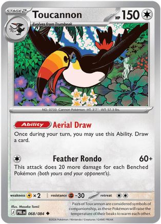 Toucannon (68) Reverse Holofoil - Pitch Black