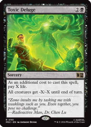 Toxic Deluge (161) Surge Foil - Commander: Marvel Super Heroes