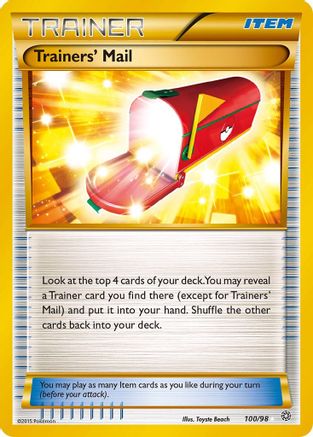 Trainers' Mail (Gold) (100) Holofoil - Ancient Origins