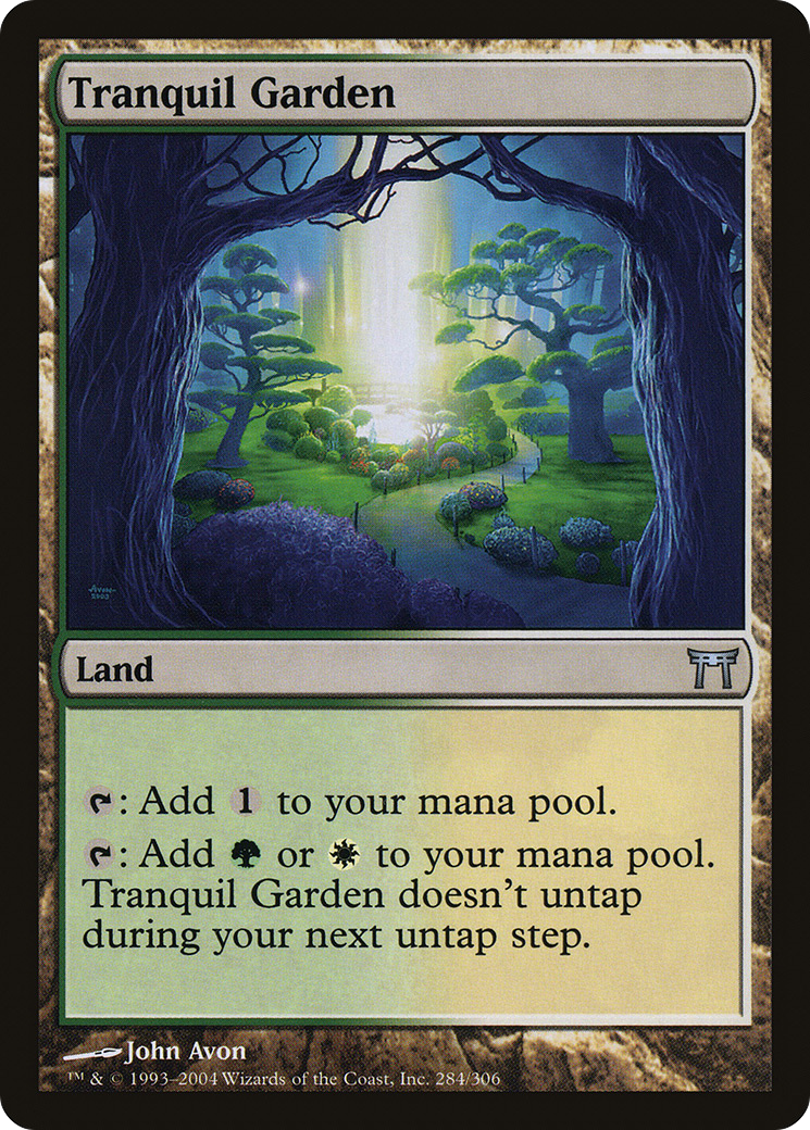 Tranquil Garden (284) Foil - Champions of Kamigawa