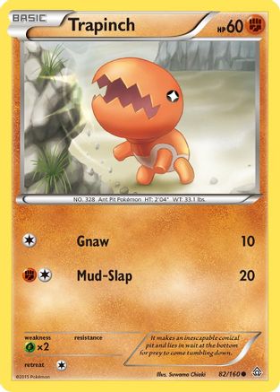 Trapinch (82) Reverse Holofoil - Primal Clash