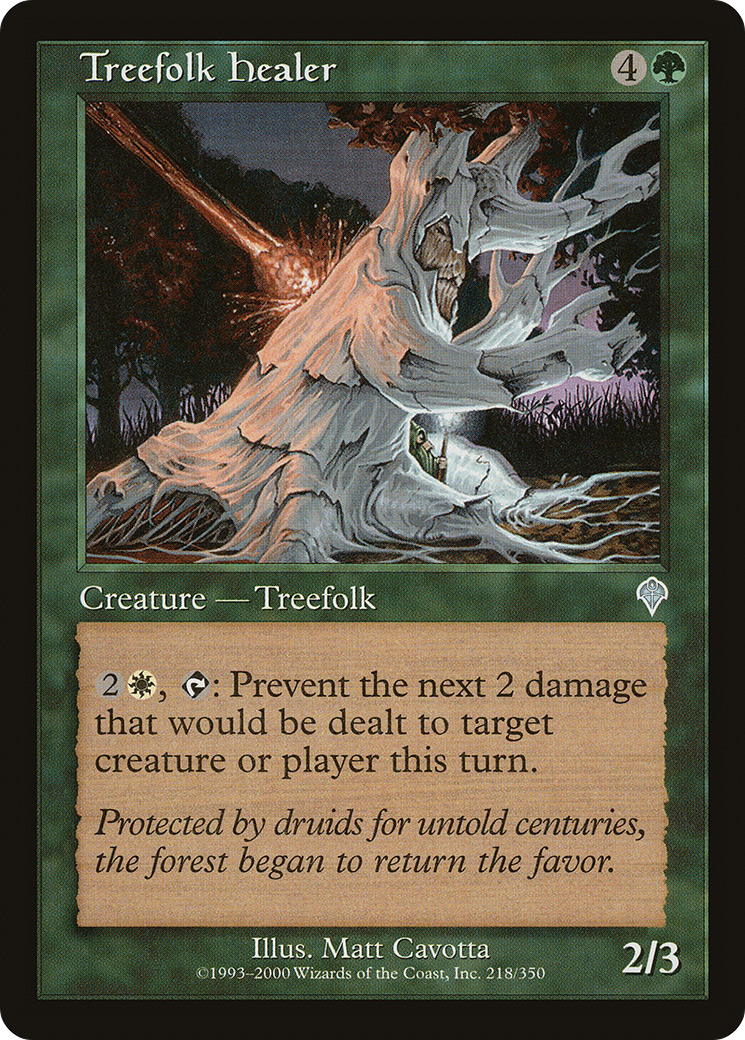 Treefolk Healer (218) - Invasion