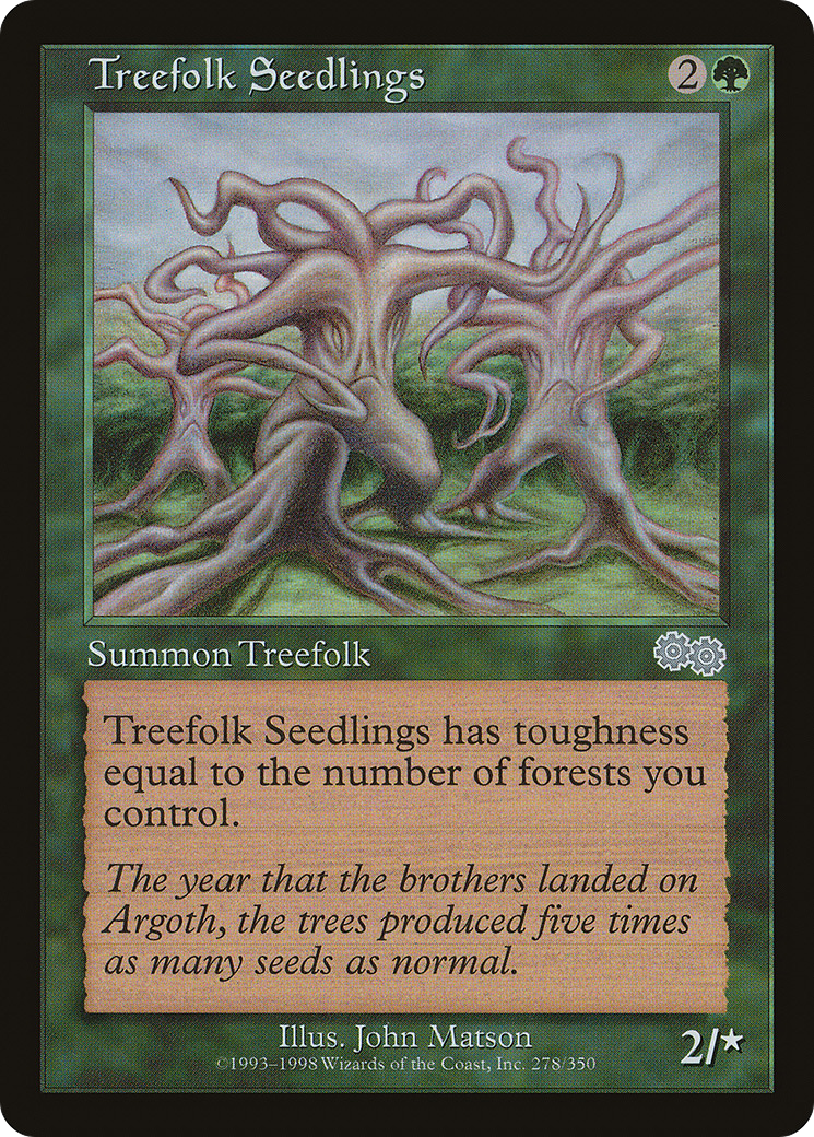 Treefolk Seedlings (278) - Urza's Saga