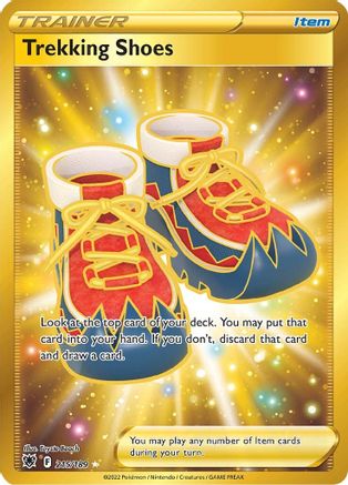 Trekking Shoes (Gold) (215) Holofoil - Astral Radiance