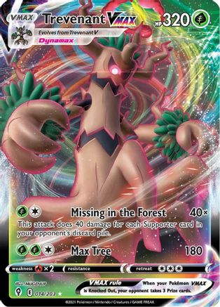 Trevenant VMAX (14) Holofoil - Evolving Skies