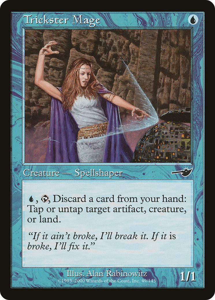Trickster Mage (049) Foil - Nemesis