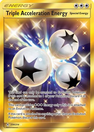 Triple Acceleration Energy (Gold) (234) Holofoil - Unbroken Bonds