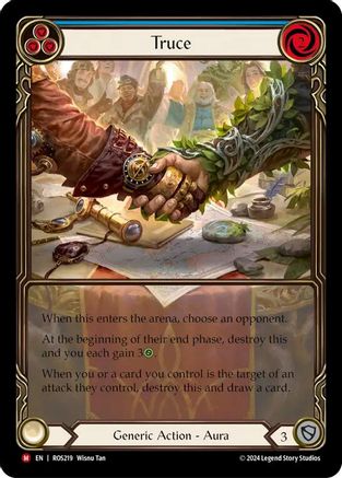 Truce (Extended Art) (ROS219) Rainbow Foil - Rosetta