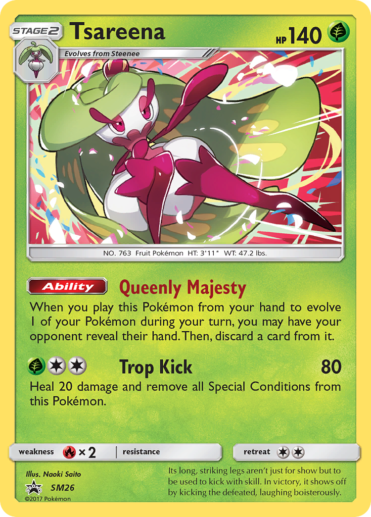Tsareena (SM26) Holofoil - Black Star Promos