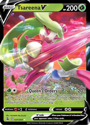 Tsareena V (21) Holofoil - Fusion Strike