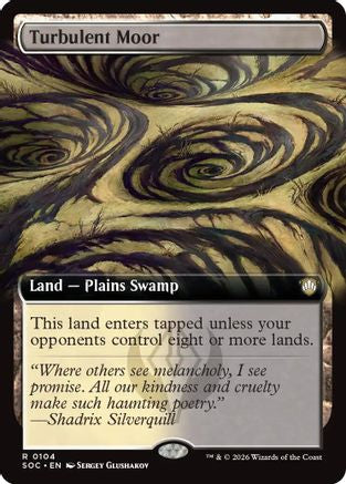 Turbulent Moor (Extended Art) (104) - Commander: Secrets of Strixhaven