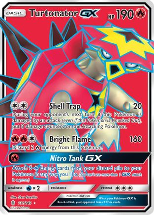 Turtonator GX (Full Art) (131) Holofoil - Guardians Rising