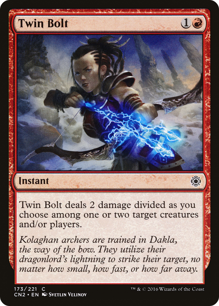 Twin Bolt (173) Foil - Conspiracy: Take the Crown