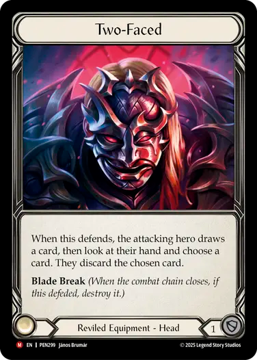 Two Faced (PEN299) Cold Foil - Compendium of Rathe