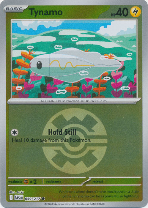 Tynamo (Quick Ball) (59) Reverse Holofoil - Ascended Heroes