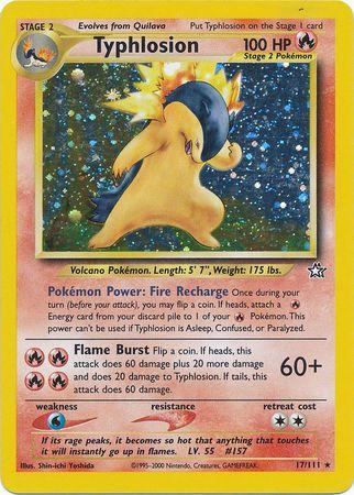 Typhlosion (17) (Unlimited) Holofoil - Neo Genesis