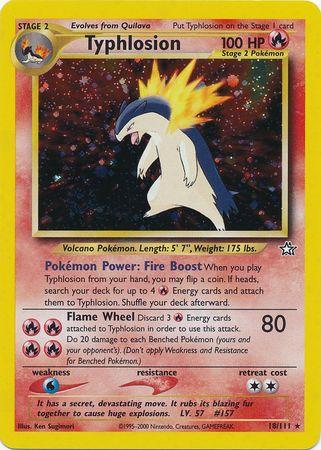 Typhlosion (18) (Unlimited) Holofoil - Neo Genesis