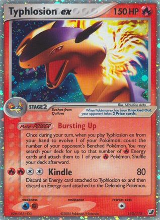 Typhlosion ex (110) Holofoil - Unseen Forces