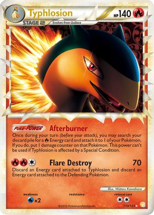 Typhlosion (Prime) (110) Holofoil - HeartGold & SoulSilver