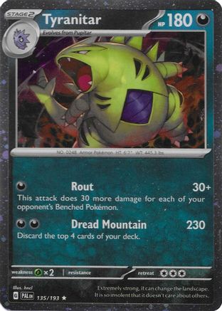 Tyranitar (Cosmos Holo) (135) Holofoil - Miscellaneous Cards & Products