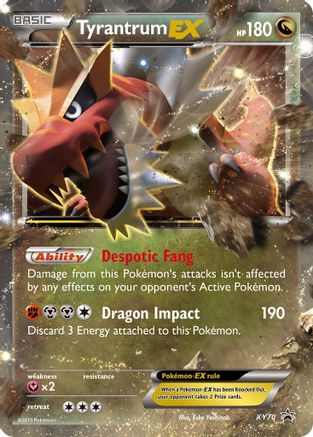 Tyrantrum EX (XY70) Holofoil - Black Star Promos