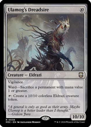 Ulamog's Dreadsire (038) Ripple Foil - Commander: Modern Horizons 3