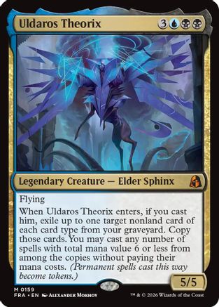 Uldaros Theorix (159) Foil - Reality Fracture
