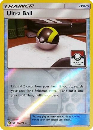 Ultra Ball (League Cup) (68a) Reverse Holofoil - Shining Legends