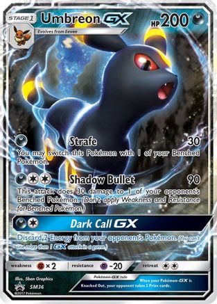 Umbreon GX (SM36) Holofoil - Black Star Promos