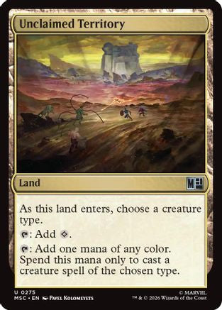 Unclaimed Territory (275) - Commander: Marvel Super Heroes