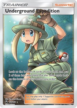 Underground Expedition (Full Art) (168) Holofoil - Celestial Storm