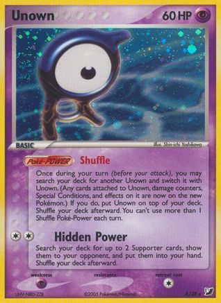 Unown (A) Holofoil - Unseen Forces