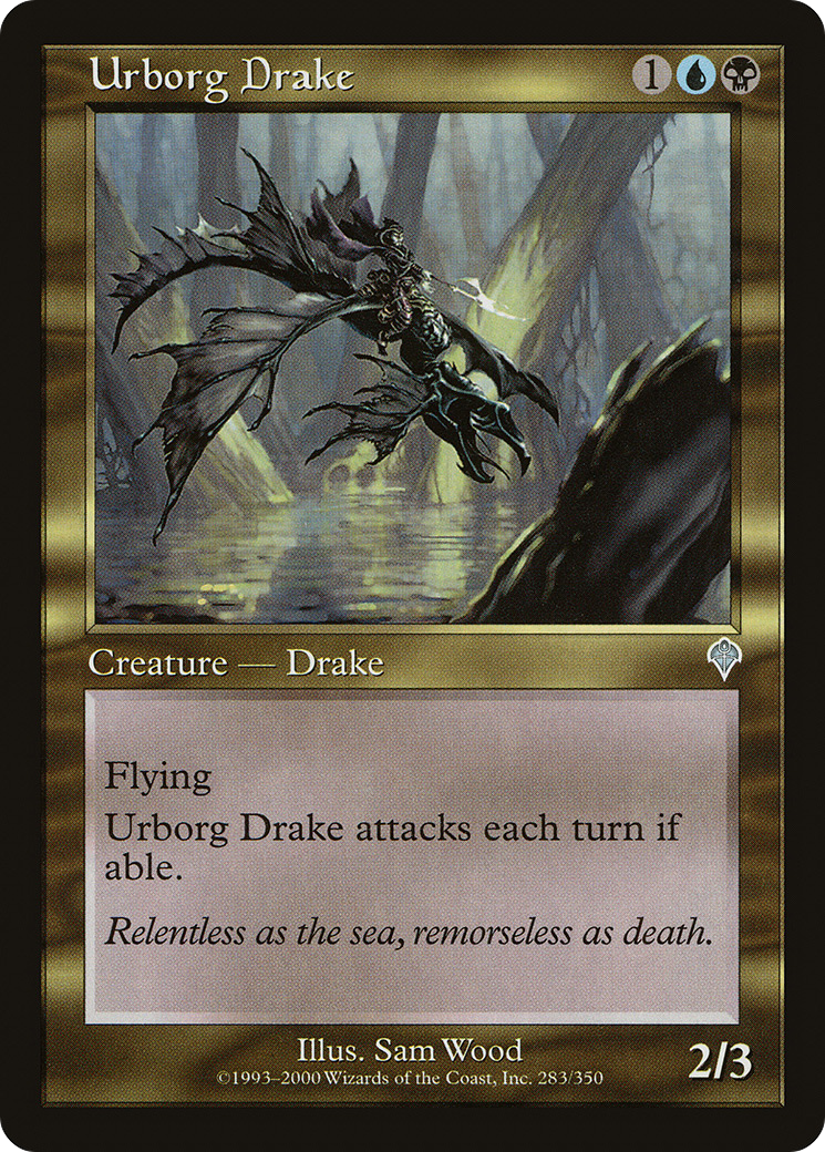 Urborg Drake (283) Foil - Invasion