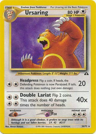 Ursaring (34) (Unlimited) - Neo Discovery