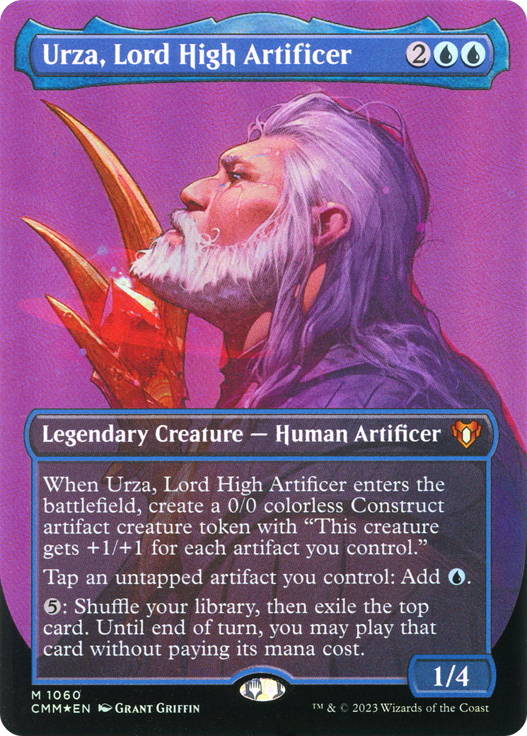 Urza, Lord High Artificer (Textured) (1060) Foil - Commander Masters