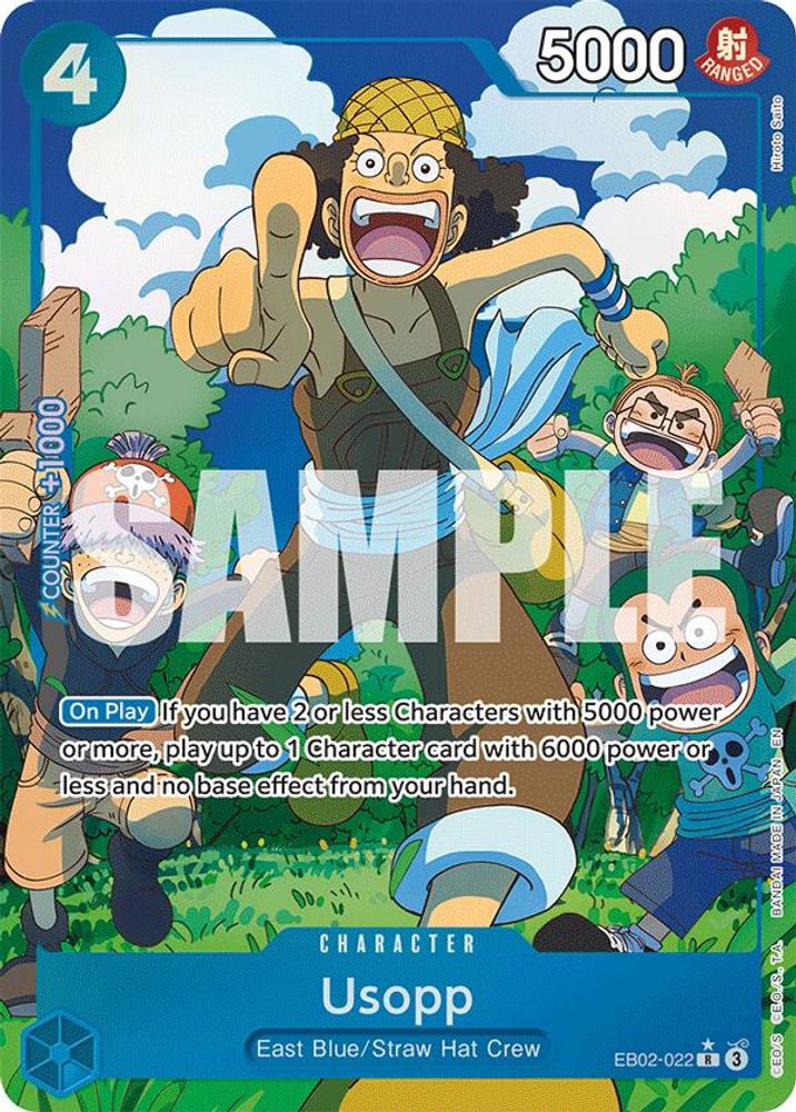 Usopp (Alternate Art) (EB02-022) Foil