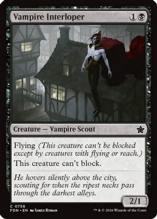 Vampire Interloper (756) - Foundations