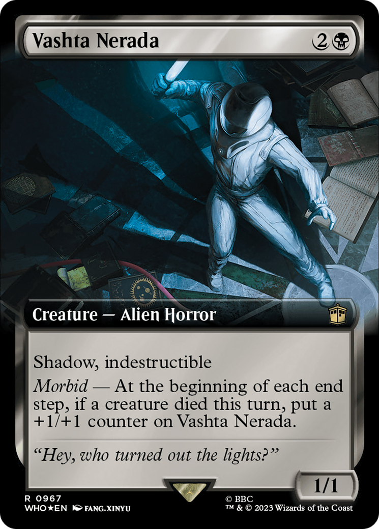 Vashta Nerada (Extended Art) (967) Surge Foil - Doctor Who