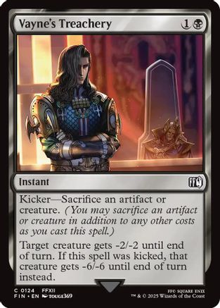 Vayne's Treachery (124) Foil - FINAL FANTASY
