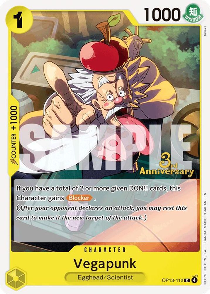 Vegapunk (OP13-112) 3rd Anniversary Tournament Cards