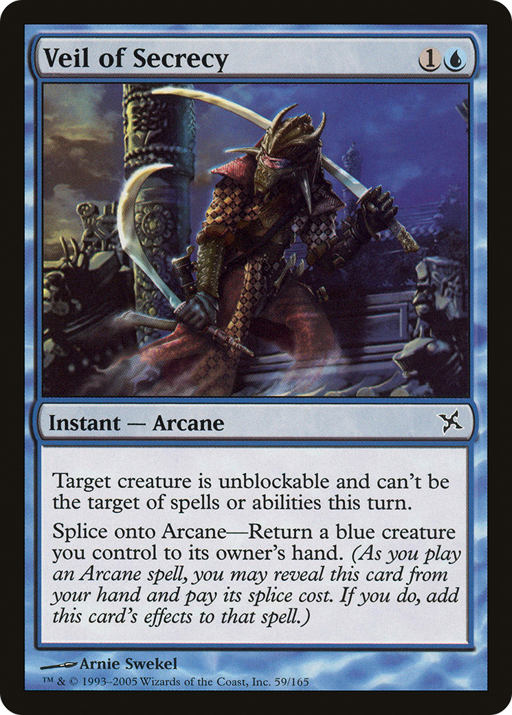 Veil of Secrecy (059) Foil - Betrayers of Kamigawa