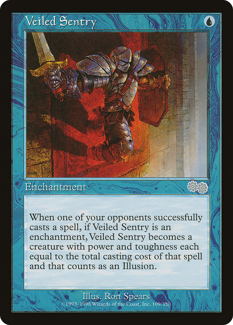 Veiled Sentry (109) - Urza's Saga