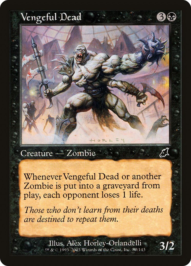 Vengeful Dead (080) Foil - Scourge
