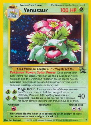 Venusaur (13) Holofoil - Wizards of the Coast Promos