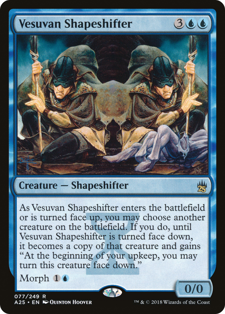 Vesuvan Shapeshifter (077) Foil - Masters 25