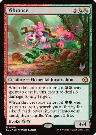 Vibrance (Promo Pack) (249) Foil - Lorwyn Eclipsed