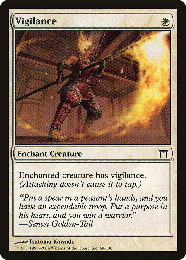 Vigilance (049) Foil - Champions of Kamigawa