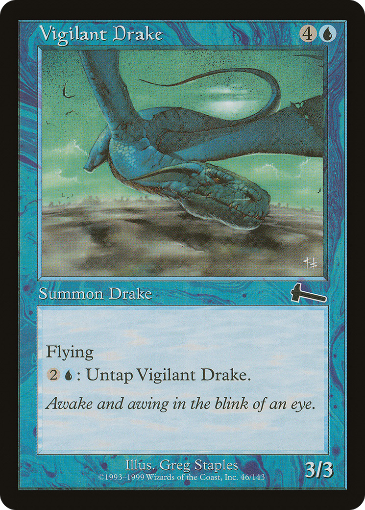 Vigilant Drake (046) Foil - Urza's Legacy